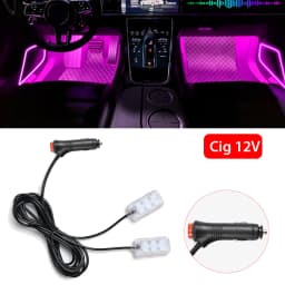 Foot Light Car Accessories LED Car Interior Ambient Foot Light with USB Atmosphere Decorative Lamps