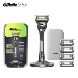 Gillette Labs Razor Aurora Series Flexdisc Manual Safety Shaver Shaving Machine 2pcs 5-Layer Blade Refills with Magnetic Stand