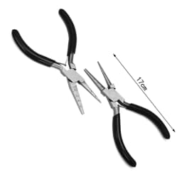 Precision Round /Square Nose Pliers (2~8mm Loops) Wire Looping Pliers for Beading Jewelry Making and Wire Forming
