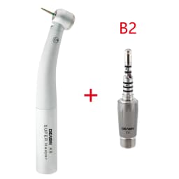 DEASIN Dental 9000 Fiber Optic LED High Speed Air Turbine Handpiec Handpiece Compatible for KaVo Quick Coupling Dentistry Tools