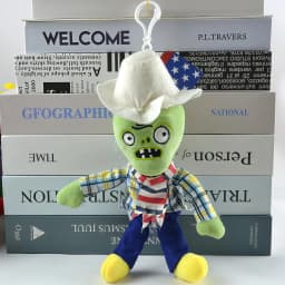 2025 New Style Plants vs Zombies Plush Pendant Cute SunFlower Peashooter Chomper Bag Keychain Decoration Stuffed Doll Kids Gift