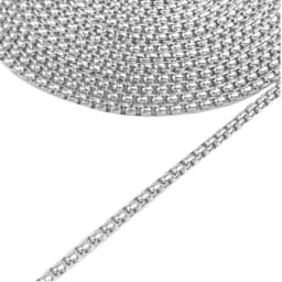2mm/3mm Stainless Steel Box Chain Square Rolo Cable Wheat Chain For Diy Necklace Braclet Jewelry Making
