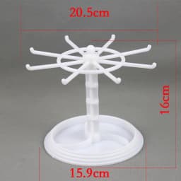 Key Keychain Shelf Home Storage Rack Organizer Earring Necklace Jewelry Rotating Ring Display Holder For Earrings Watch Showcase