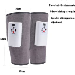 Electric Vibration Leg Calf Massager Full Pressotherapy 6 Mode Hot Compress Leg Foot Massager Air Compression Muscle Relief Pain