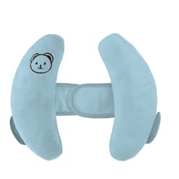 1Pc Car Seat Headrest. Baby H-Shaped Neck Pillow, Soft and Fluffy Head Support, Adjustable Velcro Design, Suitable for Car Seats, a Must-Have for Baby Strollers