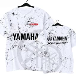 2026 Summer Yamaha Trendy Printed Short Sleeves for Men Women, Fashion, Leisure, Personalized Motorcycle Riding Clothes