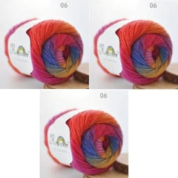 100% Wool Yarn Rainbow Color for Hand Knitting Crochet Plush Thickness Lanas Thread DIY Soft Scarf Shawl Sweater