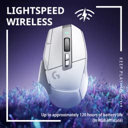 Logitech G502 X LIGHTSPEED Wireless Gaming Mouse, HERO 25K, 25600 DPI, 13 Programmable Buttons, Esports Version