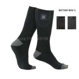 Heating Socks With Battery Box Rechargeable Anti-Cold Comfort Men Women Thermal Heated Outdoor Camping Ski Sports Winter