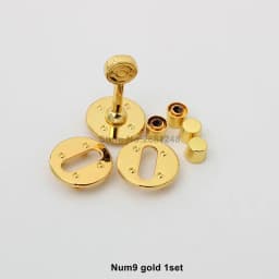 New Rectangle Eyelets Hanger Metal Lock for Bag Hardware Wholesale Fashion a Set of Locks Fitting Woman Handbag Bag Accessories