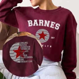 Bucky Barnes 1917 Sweatshirt Winter Soldier Trigger Words Shirt Superhero Hoodie Men Women Long Sleeve Crewneck Sweatshirts top