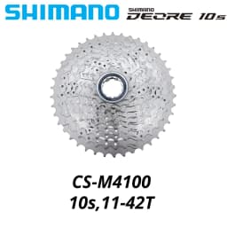 Shimano Deore M4100 10 Speed Bike Cassette CS-M4100 10S 10V MTB Mountain Bicycle Freewheel 11-42T 11-46T