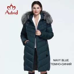 Astrid 2023 Winter new arrival down jacket women with a fur collar loose clothing outerwear quality women winter coat FR-2160