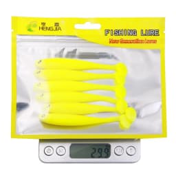 6Pcs/bag Rubber Soft Bait Worms for Fishing Wobblers On Pike Artificial Fishing Bait Walkers Bass Shad Lures Fishing Accessory