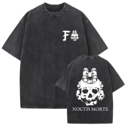 Forward Observations Group Vintage Washed T-shirt Skeleton Graphic T Shirts Men Women Fashion Oversized T-shirts Male Streetwear