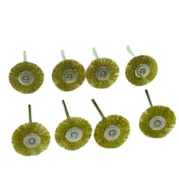 100pcs 22MM Steel Wire Wheel Brushes Metal Rust Removal Dremel Accessories Shank 2.35MM