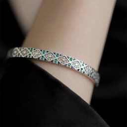 New 925 Sterling Silver Metallic Belt Vintage Punk Bracelet Bangle For Woman Girl Fashion Jewelry Gift Dropship Wholesale