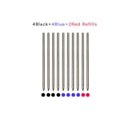 4 In 1 Multicolor Metal Ballpoint Pens 3 Colors Ball Pen 1 Automatic Pencil for School Office Writing Supplies Stationery Gifts