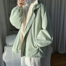 Lamb Fur Jacket Thickened Women's Workwear Hong Kong Style Student Japanese Style Cotton Clothes Summer Collection 2025