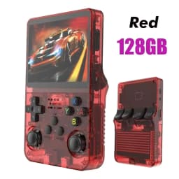 R36S Original Retro Handheld Game Player Arkos System 3.5" IPS Screen Portable 64/128GB Hall Effect Emulator Wireless Gamepad