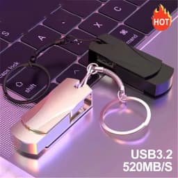 2026 Metal Flash Drive USB 3.0 High Speed Transfer Portable Waterproof U Disk 512GB OTG Pen Drive For Phone Computer Car
