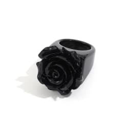 2024 New Trendy Geometric Square Round Resin Acrylic Chunky Rings for Women Girls Punk Style Knuckle Flower Rings Jewelry