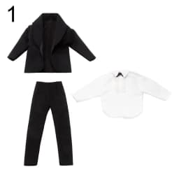 1 Set 1/6 Doll Clothes Male Doll Daily Wear Casual Suit Shirt Pants Wedding Party Suit Man Male Doll Suit Clothes