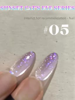 1-12pcs TC Summer Blue Glass Bead Cat Eye Gel Nail Polish Flash White Spar Nude Color Magnet Nail Art Gel Salon Christmas Nails
