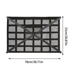Car Interior Roof Storage Net Cargo Storage Net For Car Space Saving Large Capacity Car Camping Essentials Roof Luggage Net For