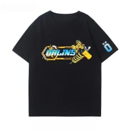 OHLINS Motorcycle Shock Absorber Modified T-Shirt Casual Trendy Brand Men Women Car Club Crew Neck Short-Sleeved Top