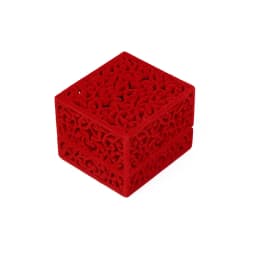 New Hollow Red Velvet Ring Box Couple Double Ring Bearer Box For Wedding Engagement Gift Favor Jewelry Organizer Packing Boxes