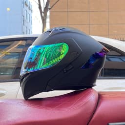 Modular Filp up Motorcycle Helmet Full Face Racing Helmet Dual Visors DOT Approved motosiklet kaskı