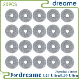 Dreame L20 Ultra/L20 Ultra Complete RLX41CE / L30 Ultra Parts Main Roller Side Brush Hepa Filter Mop Cloth Dust Bag