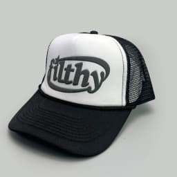 Color Block Filthy Letters Baseball Hats New Unisex Sunshade Color Block Breathable Personal Versatile Mesh Fashion Trucker Caps