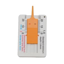 Tyre Tread Depth Depthometer 0-20mm Auto Car Wheel Tread Depthometer Depth Indicator Ruler Plastic Measure Tool