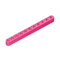 Gobricks 32525 10Pcs Liftarm Bricks Thick 1x11 Technic Parts Assembles Particles Model MOC Toys Sets DIY Car Lifting Function