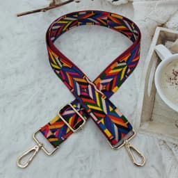 Fashionable and minimalist printed shoulder strap, adjustable and replaceable bag strap, portable luggage accessories