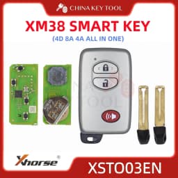 Xhorse XM38 Smart Key Remote 4D 8A 4A All in One For Toyota Lexus: XSTO03EN Global Version With Logo