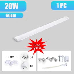 Led Closet Lamp Under Cabinet Light 110V 220V Led Tube Lamp Bar 20W Kitchen Cabinet Led Tube Indoor Lighting For Bedroom Closets