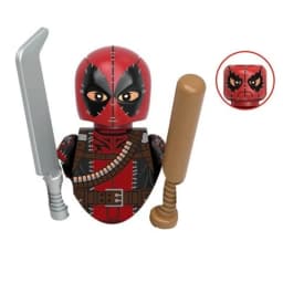 Blind Box Mini Building Blocks G0172 Figures Big Goblin Spiderman Iron Man Venom Captain Hawk Deadpool Armor Christmas Gifts Toy