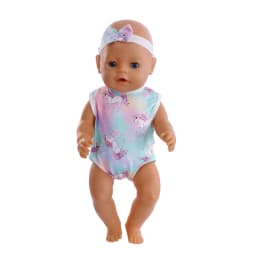 Jumpsuit+hat suitable for 17-18 inch doll clothing, doll clothes, holiday gifts (excluding dolls)