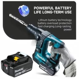 100% Genuine Original BL1860B 18V 6Ah Lithium Battery for BL1850B BL1840B Cordless Drill Impact Wrench Driver Power Tools