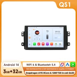 Hizpo Android Car Radio for Suzuki SX4 2006-2013 Fiat Sedici 2005-2014 Multimedia Video Player Navigation 2din Carplay Stereo BT