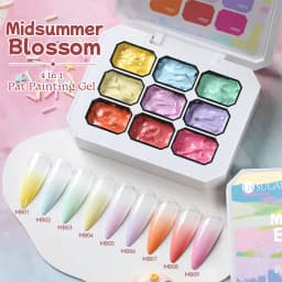 UR SUGAR 9 Colors 4 In 1 Pat Painting Gel Y2K Gradient Blush Color Semi Permanent Soak Off UV&LED Gel Nail Art Creation Salon DI