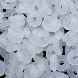 Silicone Trollbeads Charm Beads Spacer Bracelet Clip Lock Stopper Snake Chain Necklace Antiskid Locating Ring for Jewelry Making