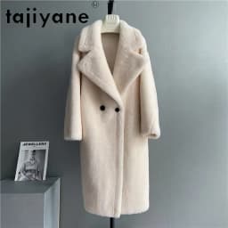 Solid Color Sheep Shearing Jacket Warm Wool Fur Coat Women Korean Fur Jackets Women Tops Casual Mid-length Fur Coats Zm944