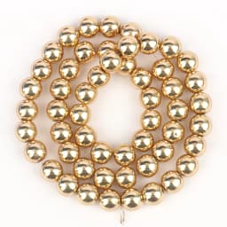 14K Gold Plated Natural Hematite Irregular Shape Loose Spacer Beads for Jewelry Making DIY Gorgeous Bracelets Necklace Earrings