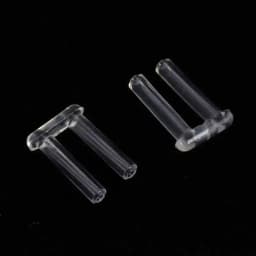 100Pcs/Bag 3 Types Plastic Compression Sleeves Plastic Plug for Rimless Glasses Accessories Repair Tools 1.4/1.5/1.6mm