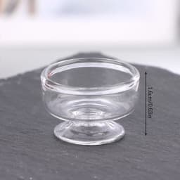 1Pc 1:12 Dollhouse Miniature Vase Glass Candy Jar Simulation Candy Bottle Flower Plant Vases Model Doll House Decor Toy