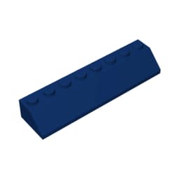 Gobricks GDS-736 ROOF TILE 2X8/45 - 2x8 45 Slope roof tiles compatible with lego 4445 children's DIY Educational Building Blocks